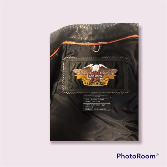 Womens Harley Davison leather jacket - Picture 5 of 8